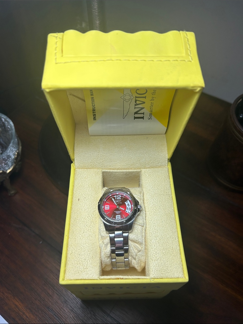 Invicta Women’s Specialty Lady Model 0091 Silver Bracelet Watch